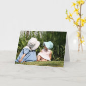 Carte Meilleurs amis (Fleur jaune)