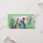 Carte Meilleurs amis Art original (Devant/Arrière en situation)