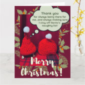 Carte Meilleurs amis drôles de Noël de bébé tortue Sulca (Fleur jaune)