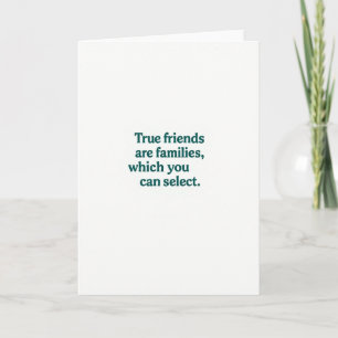 Carte Meilleurs Amis Notre Famille Choisie
