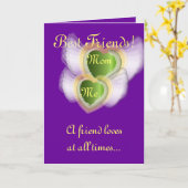 Carte Meilleurs amis ! , -Personnaliser de maman (Fleur jaune)