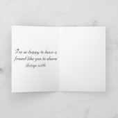Carte Meilleurs amis T-rex (Intérieur)