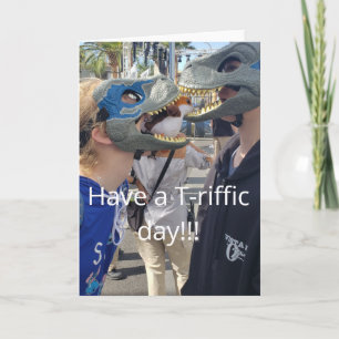 Carte Meilleurs amis T-rex