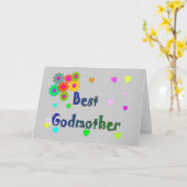 Carte Meilleurs cadeaux de mère-mère (Fleur jaune)