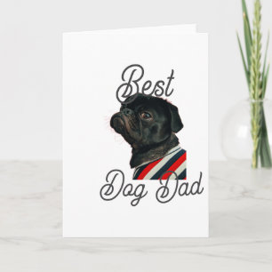 Carte Meilleurs parents grands-parents photo chien papa