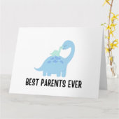 Carte Meilleurs parents qui soient (Fleur jaune)