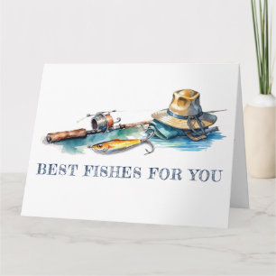 Carte Meilleurs Poissons Pour Vous Pêcher Anniversaire