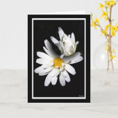 Carte Meilleurs voeux (Fleur jaune)