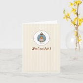 Carte Meilleurs voeux ! (Fleur jaune)