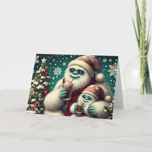 Carte Meilleurs vœux de Yeti (Devant)