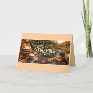 Carte Meilleurs Vœux - Inspirée de Septembre