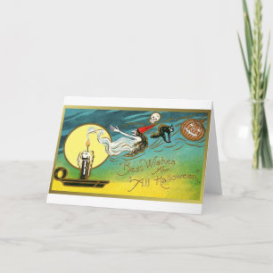Carte Meilleurs voeux pour l'Halloween