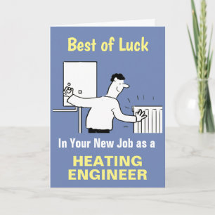 Carte Meilleurs vœux pour votre nouvel emploi d'ingénieu