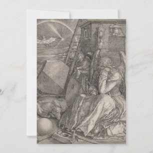 Carte Melancholia I, Engraving par Albrecht Durer