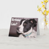 Carte Mélange adorable de Border Collie et Heeler - Chie (Fleur jaune)