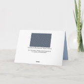 Carte Mélange Bleu Clair Et Noir (Dos)