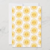 Carte Mélange jaune soleil illustration valentines jour (Dos)