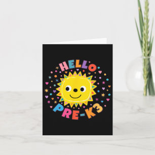Carte Mélange Sun Hello Pre-k3
