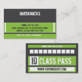 Carte mélangée de passage de classe du carte de (Devant / Derrière)