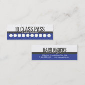 Carte mélangée de passage de classe du carte de (Devant / Derrière)