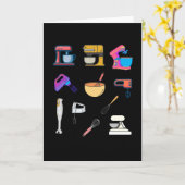 Carte Mélangeur multilingue de cuisine à whisky (Fleur jaune)