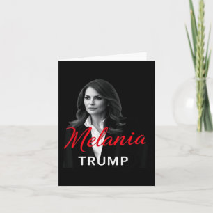 Carte Melania Trump 2025 Première dame Inauguration Phot