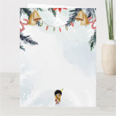 Carte Melanin Noël Black Girl Magic Xmas Magic Fun (Dos)