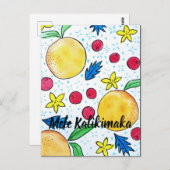 Carte Mele Kalikimaka (Devant / Derrière)