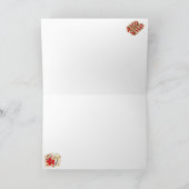 Carte Mele Kalikimaka aux sandales hawaïennes (Intérieur)