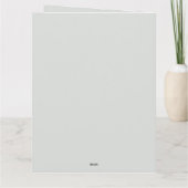 Carte Mele Kalikimaka Noël élégant hawaïen aux palmiers (Dos)