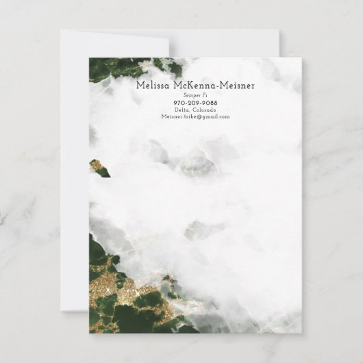 Carte Melissa Flat 3 (Devant)