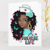 Carte Mélisse femme infirmière infirmière infirmière inf (Fleur jaune)