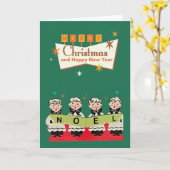 Carte Melodies du milieu du siècle : Chanteurs de Noël N (Fleur jaune)