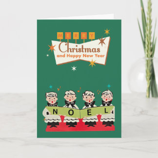 Carte Melodies du milieu du siècle : Chanteurs de Noël N