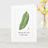 Carte melon amère (Fleur jaune)