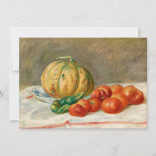Carte Melon et Tomates   Pierre-Auguste Renoir
