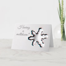 Meltdown Greeting Card