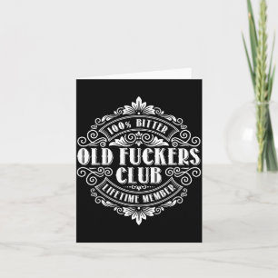 Carte Membre à vie du Funny Old Forers Club 100% Bitter