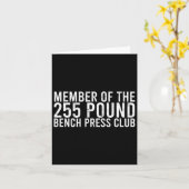 Carte Membre Du Club De Presse De 225 Pound Bench - Gym (Fleur jaune)