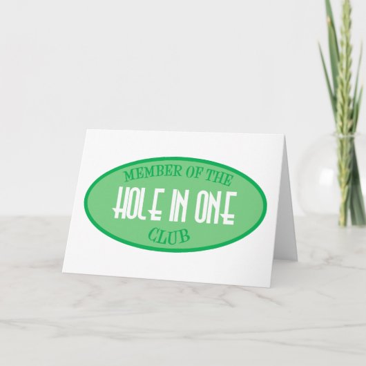 Carte Membre Du Trou Dans Un Club (Devant)