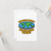 Carte Membres de la société Terre plate (Devant/Arrière en situation)