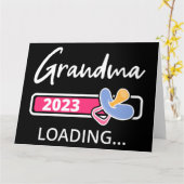 Carte Mémé 2023 Chargement I - Promue Grand-mère (Fleur jaune)