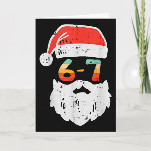 Carte Meme 67 Père Noël Xmas Six Sept Noël Adolescents G