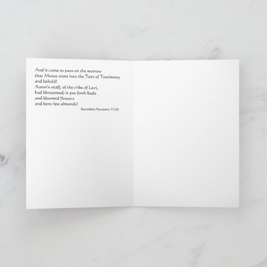 Carte Même amandes mûres (Intérieur)