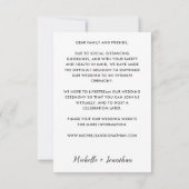 Carte Même amour mariage plus petit réduit photographie  (Dos)