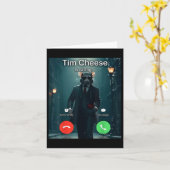 Carte Mème au fromage Tim (Fleur jaune)