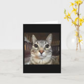 Carte Mème de chat à mât à mâcher (Fleur jaune)