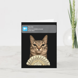 Carte Mème de chat drôle en mouvement femmes hommes