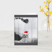 Carte Mème de chats Chat drôle selfie avec chapeau de Pè (Fleur jaune)