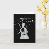 Carte Mème de chien qui fume drôle (Fleur jaune)